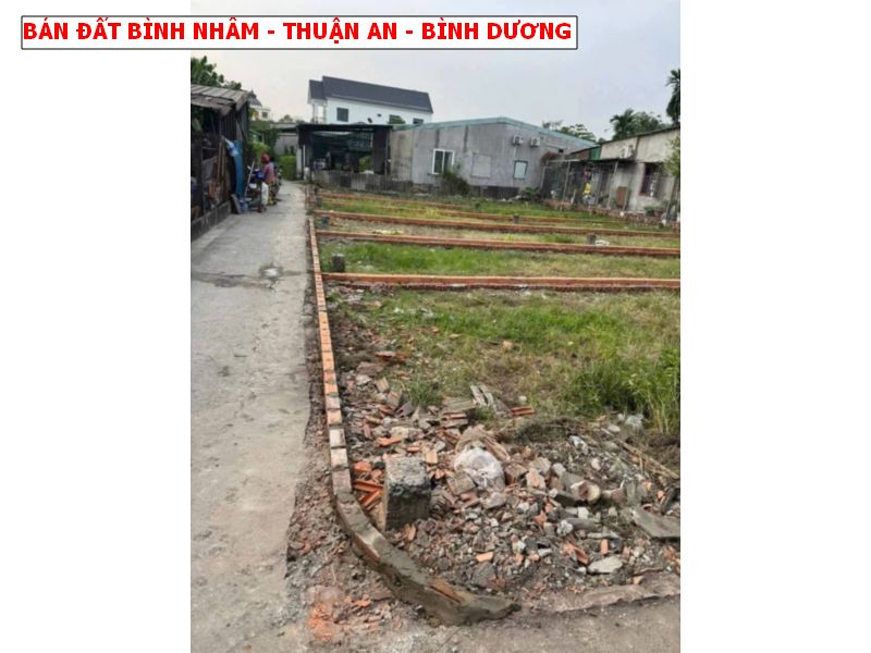 Bán đất Bình Nhâm 40, Thuận An, Bình Dương giá chỉ 1,55 tỷ