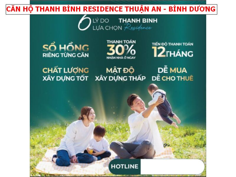 THANH BÌNH RESIDENCE – VỊ TRÍ ĐẮC ĐỊA – KẾT NỐI ĐA CHIỀU