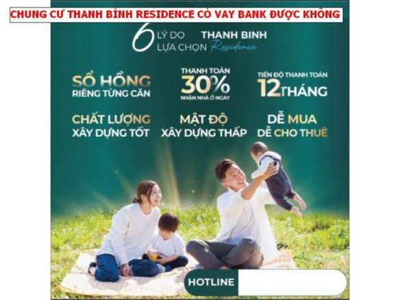 Căn hộ Thanh Bình Residence – Có hỗ trợ vay ngân hàng không?