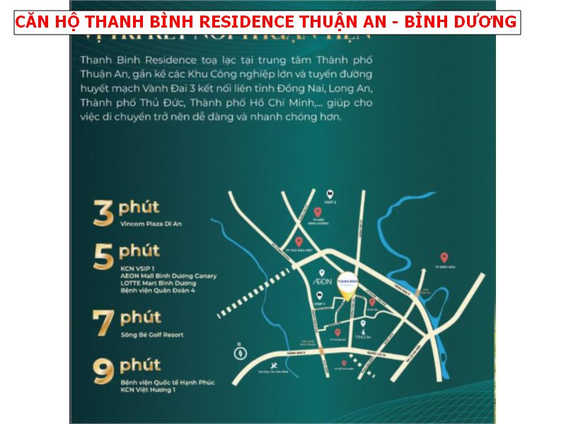 THANH BÌNH RESIDENCE – VỊ TRÍ ĐẮC ĐỊA – KẾT NỐI ĐA CHIỀU