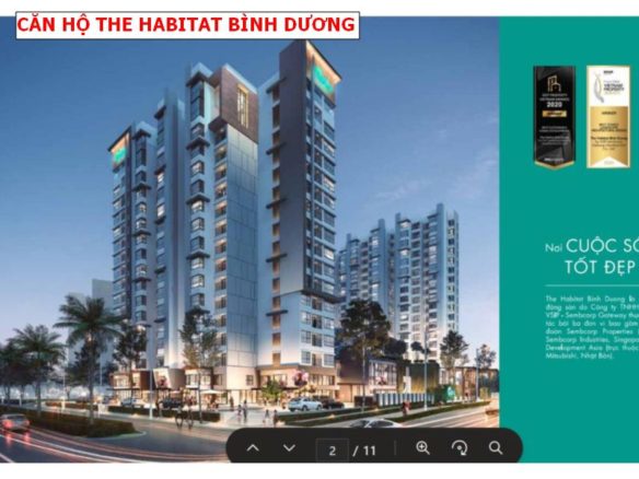 Căn hộ The Habitat Bình Dương 2PN giá bao nhiêu?