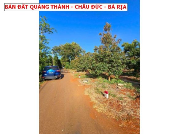 Bán đất Quảng Thành – Châu Đức – Bà Rịa Vũng Tàu, 5 x27,2m có thổ cư giá siêu tốt chỉ 565tr/ lô