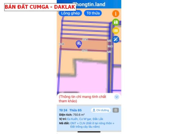 Bán đất Eakueh, Cumga, Daklak, gần khu du lịch buôn Wing giá chỉ 249tr