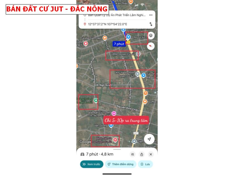 Bán đất Cư Jut, Đắc Nông, 2 mặt tiền đẹp giá chỉ 2,1 tỷ