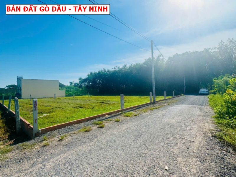 Bán đất Thạnh Đức- Gò Dầu – Tây Ninh, 5 x23 full thổ cư, đường nhựa giá chỉ 450tr bao sổ
