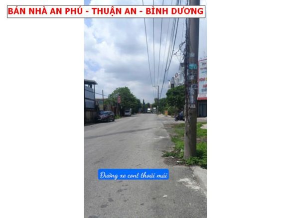 Bán nhà An Phú – Thuận An – Bình Dương, mặt tiền nhựa quy hoạch 30m, giá rẻ hơn hàng xóm 100tr