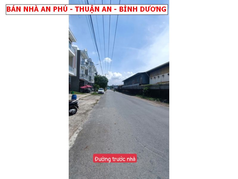 Bán nhà An Phú – Thuận An – Bình Dương, mặt tiền nhựa quy hoạch 30m, giá rẻ hơn hàng xóm 100tr