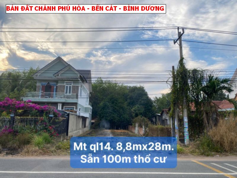 Bán đất mặt tiền DT741, Chánh Phú Hòa, Bến Cát, Bình Dương, vị trí đẹp tiện kinh doanh