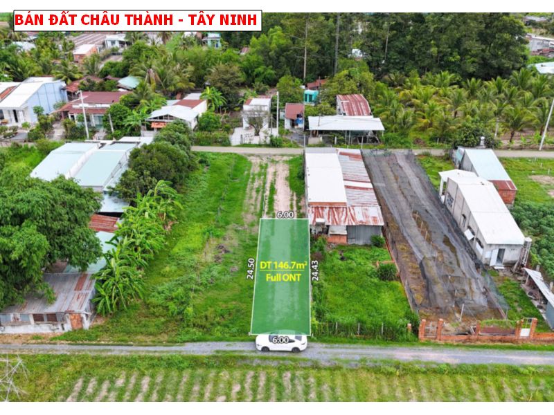 Bán đất Thái Bình, Châu Thành, Tây Ninh giá chỉ 2xxtr