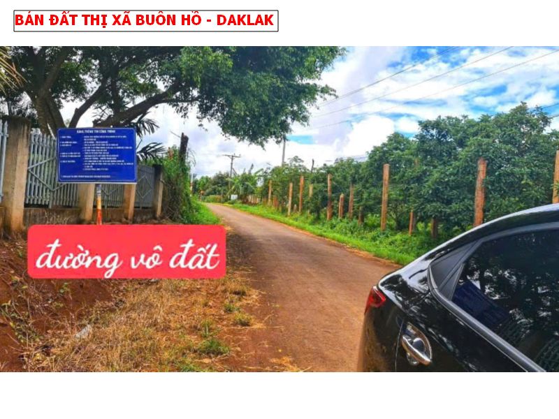 Bán đất thị xã Buôn Hồ – 10 x50 – 2 mặt tiền giá chỉ 3xxtr