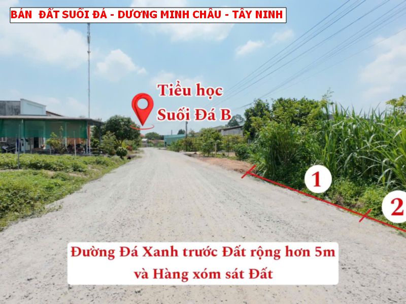 Bán đất Suối Đá – Dương Minh Châu – Tây Ninh rẻ hơn hàng xóm