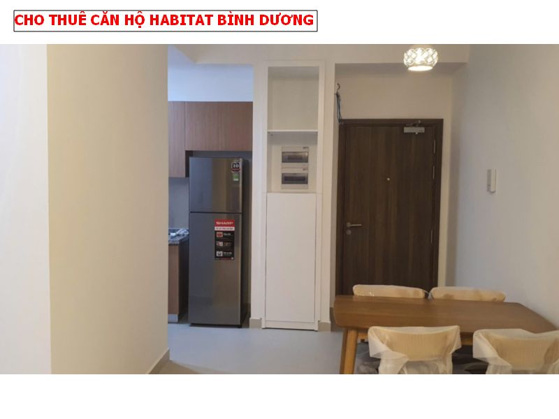 Cho thuê căn hộ The Habitat Bình Dương, nội thất đẹp 2pn giá 9tr