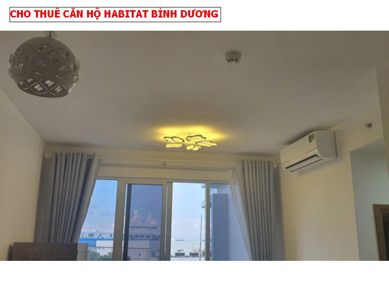 Cho thuê căn hộ The Habitat Bình Dương, nội thất đẹp 2pn giá 9tr