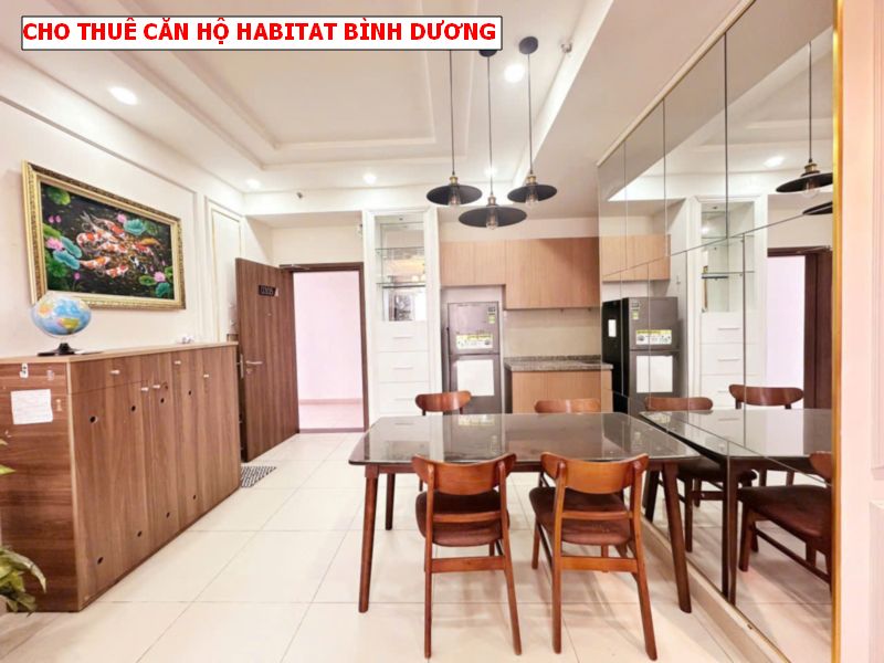Cho thuê căn hộ tầng 3 chung cư the Habitat Bình Dương