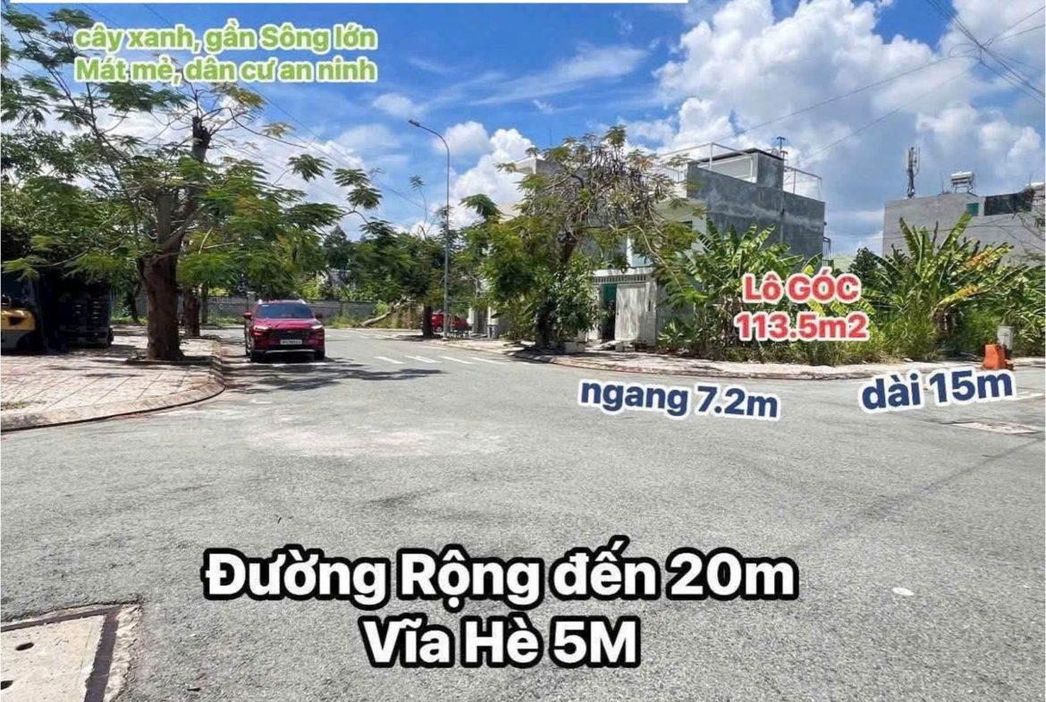 Bán đất 2 mặt tiền khu dân cư Đảo Thịnh Vượng quận 9