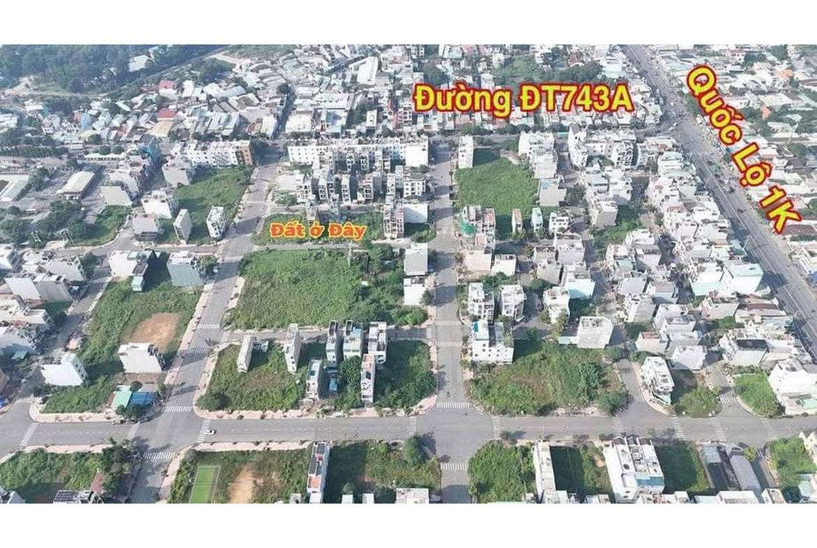 Bán đất khu dân cư Phú Hồng Thịnh 10, Dĩ An, Bình Dương