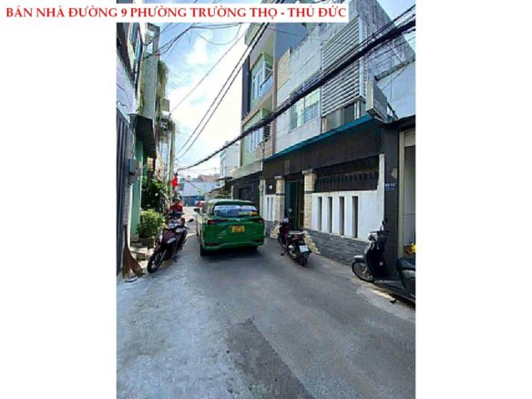 Bán nhà hẻm xe hơi đường 9 Phường Trường Thọ, Thủ Đức