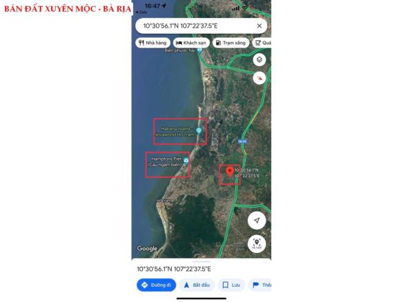 Bán đất Xuyên Mộc – Bà Rịa Vũng Tàu