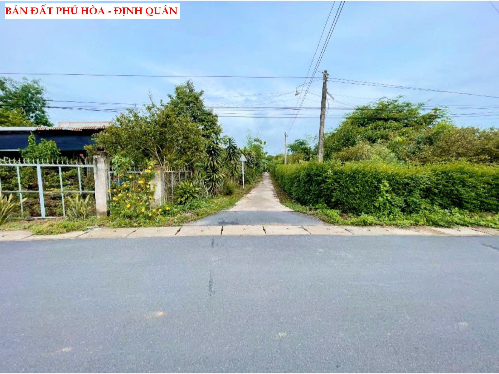 Bán đất Phú Hòa – Định Quán 5 x33 full thổ cư giá chỉ 550tr