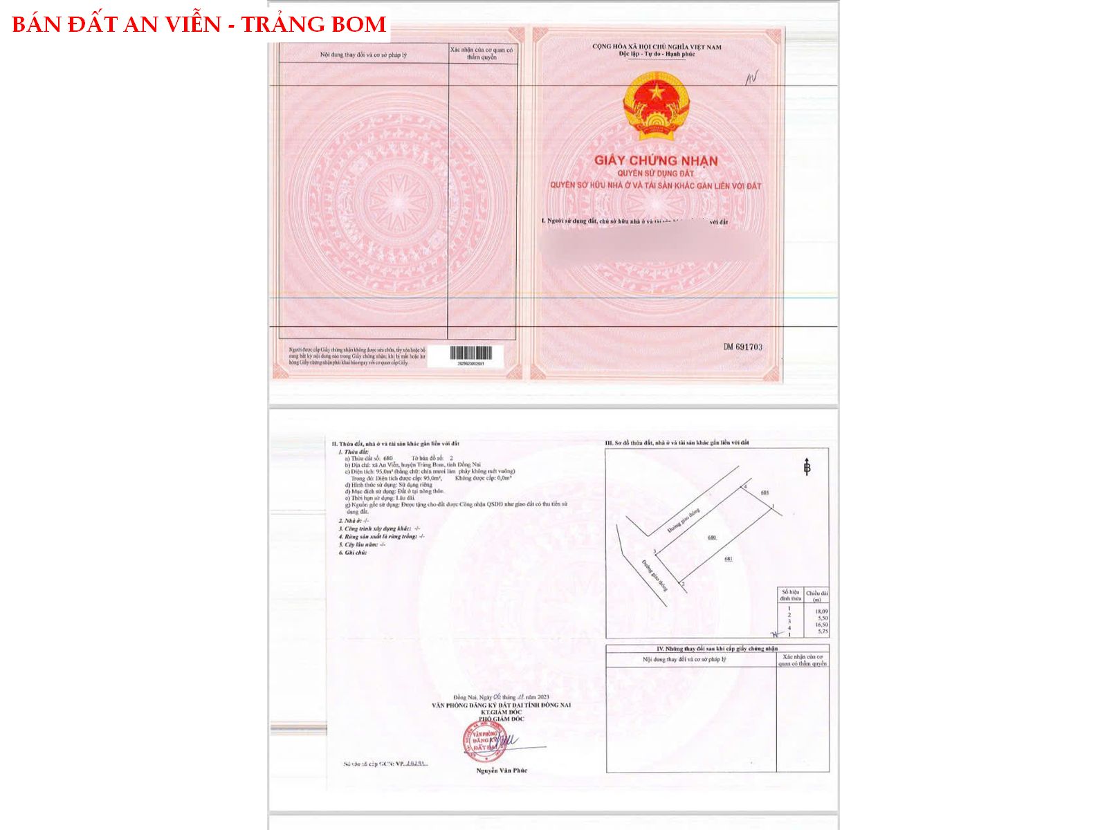 51644e91a4fe2ca075ef Bán lô góc 2 mặt tiền tại An Viễn – Trảng Bom giá tốt