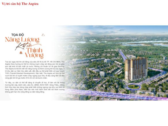 Vị trí căn hộ The Aspira – Tân Đông Hiệp – Dĩ An – Hồ Chí Minh