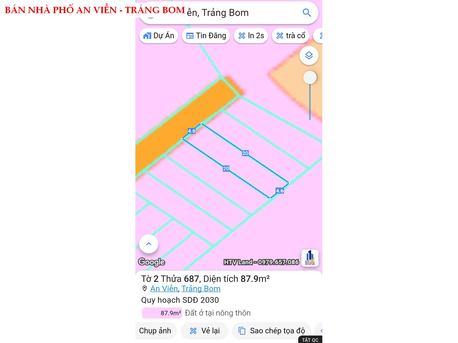 b465273e61c6e898b1d7 Bán nhà phố An Viễn Trảng Bom giá chỉ 1,45 tỷ/ căn