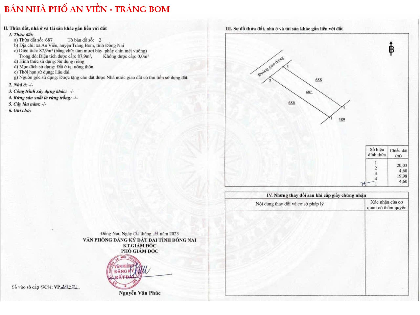 fc0d63de2526ac78f537 Bán nhà phố An Viễn Trảng Bom giá chỉ 1,45 tỷ/ căn