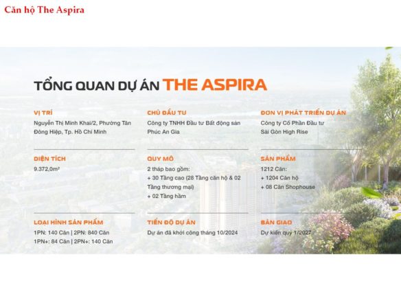 Chủ đầu tư của The Aspira là ai?