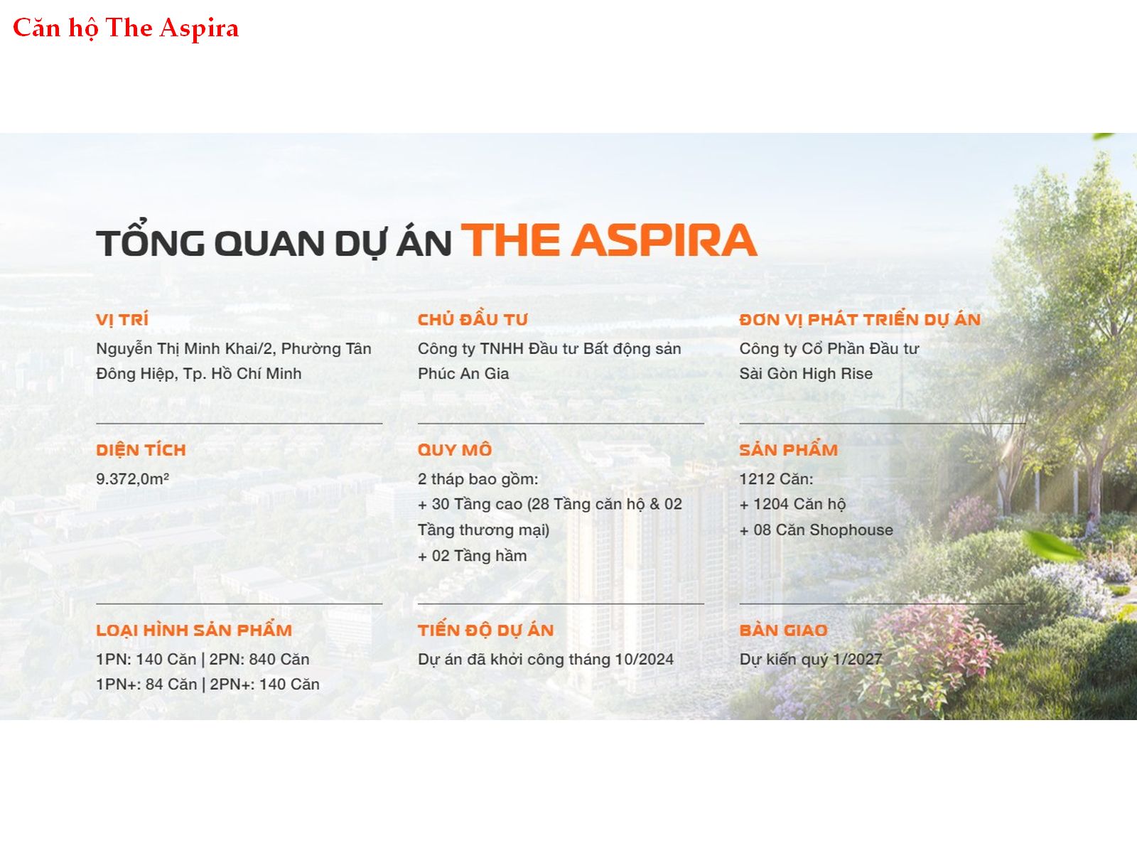 8 Lý do nên chọn The Aspira