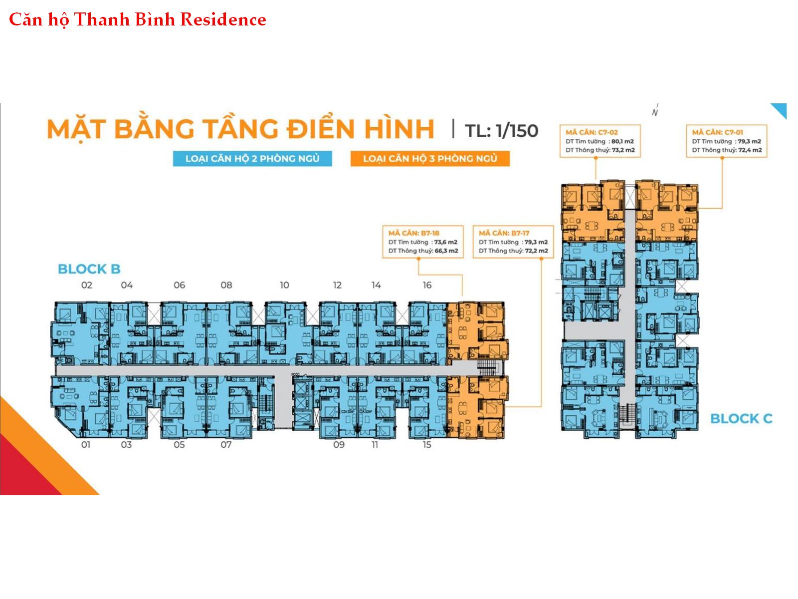 MB 2 CĂN HỘ THANH BÌNH RESIDENCE – 3 PHÒNG NGỦ THUẬN AN GIÁ RẺ NHẤT
