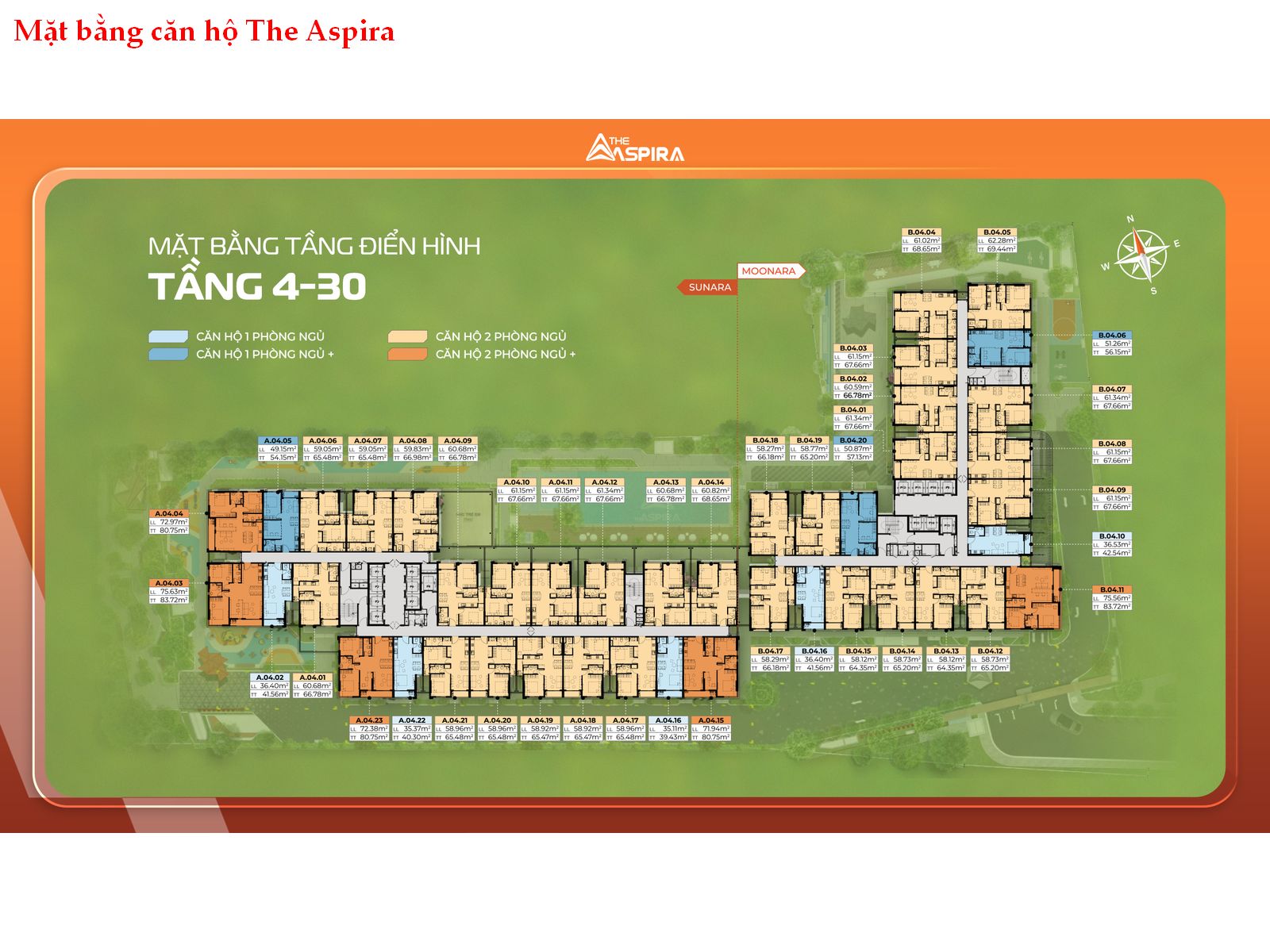 TheAspira_MB TANG 4-30_230725 Mặt bằng căn hộ The Aspira – Mặt bằng quy hoạch thông minh cho cuộc sống hiện đại