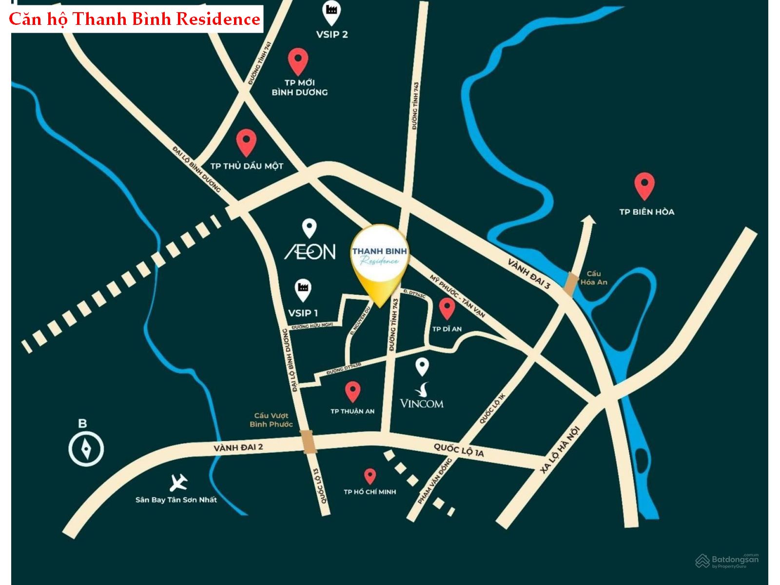 vi-tri-thanh-binh-residence CĂN HỘ THANH BÌNH RESIDENCE – 3 PHÒNG NGỦ THUẬN AN GIÁ RẺ NHẤT