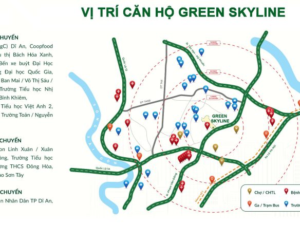 Vị Trí Green Skyline