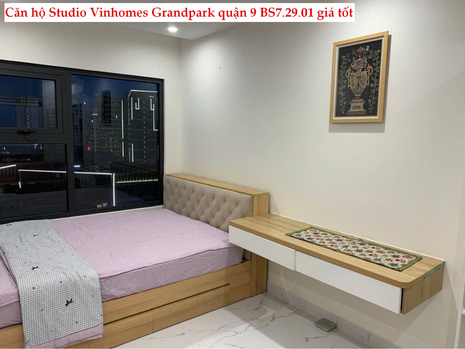Studio Vinhomes Grand Park – Căn BS7.29.01, nhà trống giá 2.1 tỷ, dễ khai thác – dễ thanh khoản