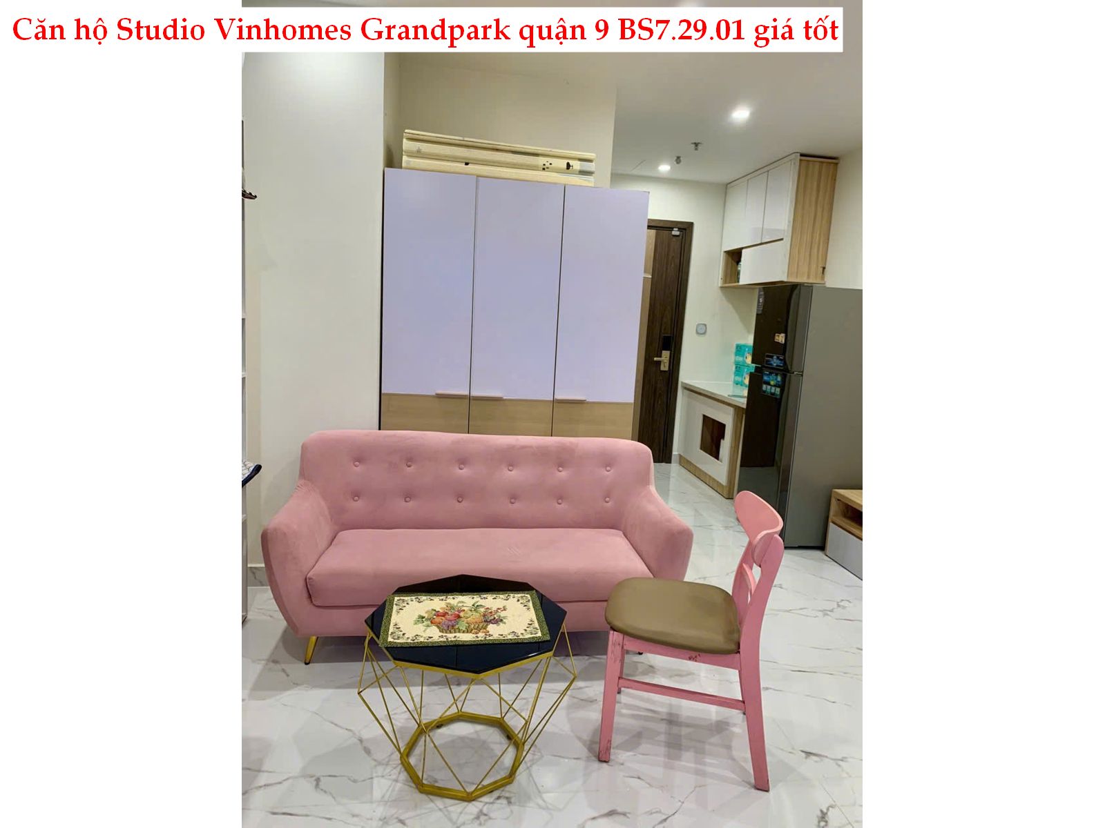 Studio Vinhomes Grand Park – Căn BS7.29.01, nhà trống giá 2.1 tỷ, dễ khai thác – dễ thanh khoản
