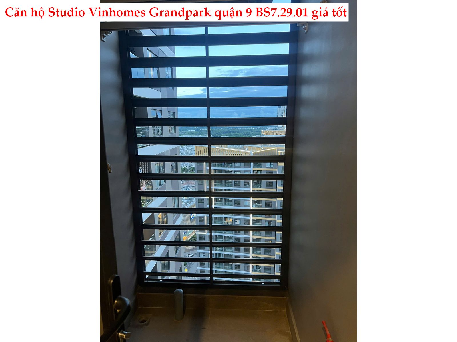 Studio Vinhomes Grand Park – Căn BS7.29.01, nhà trống giá 2.1 tỷ, dễ khai thác – dễ thanh khoản