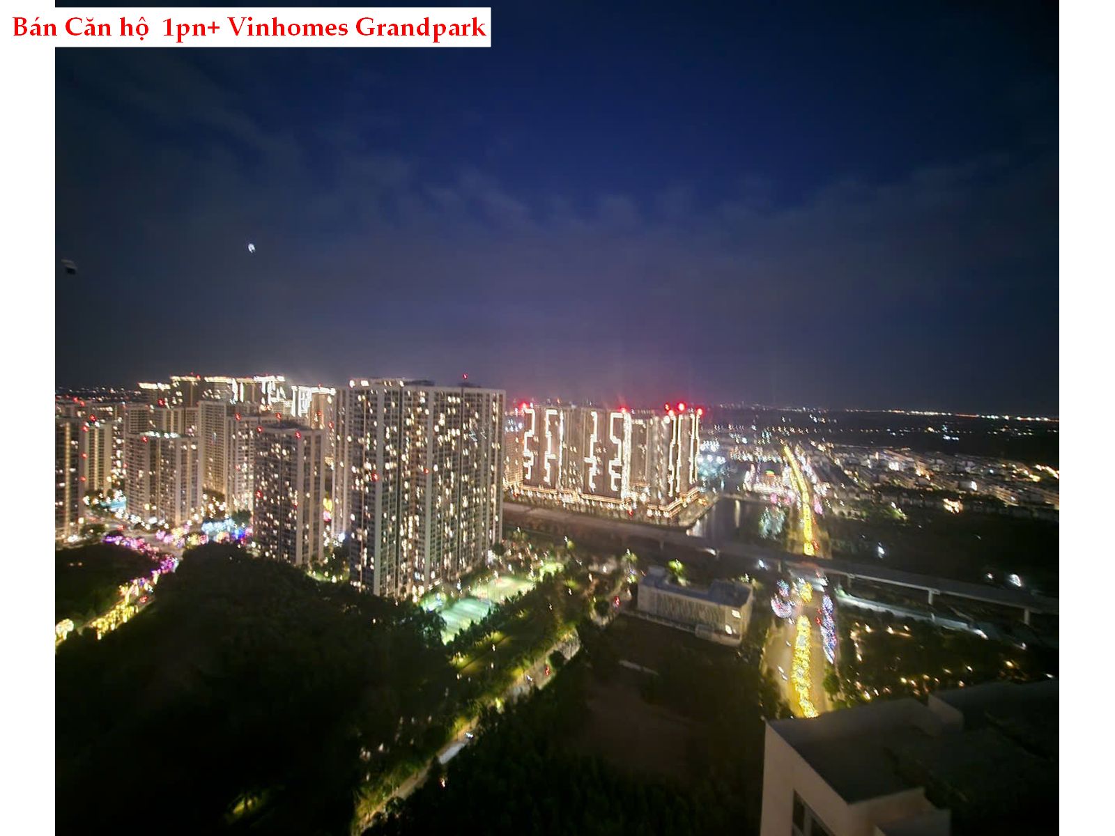 Bán căn hộ 1PN+ Vinhomes Grandpark quận 9 giá tốt