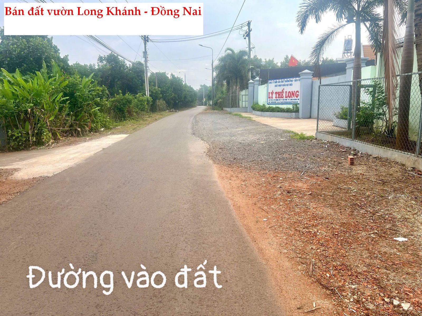 Bán đất vườn 1000m2 Bảo Vinh Long Khánh Đồng Nai – view đẹp, đã rào B40, giá 1.1 tỷ