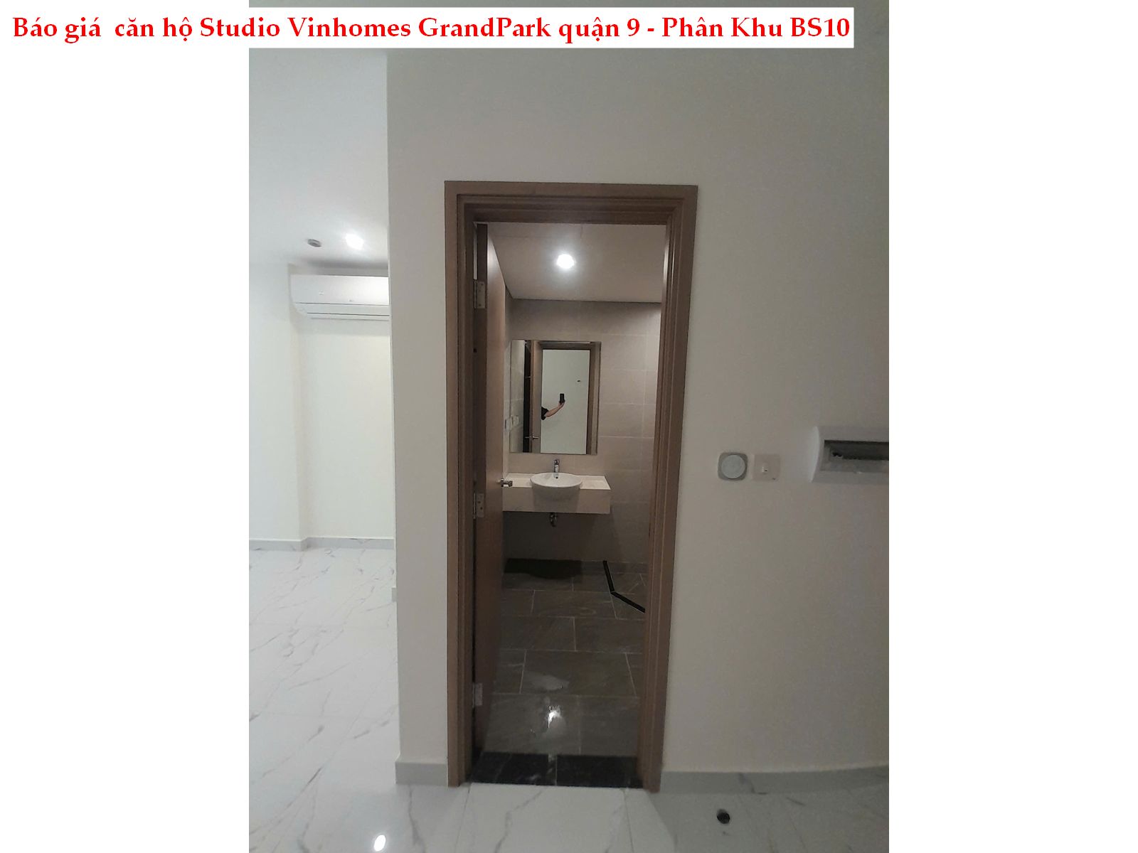Căn hộ Studio Phân khu BS 10 tại Vinhomes Grandpark giá tốt
