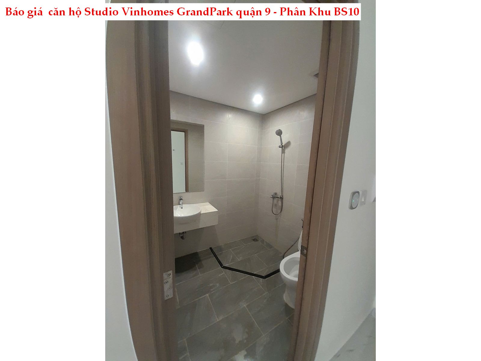 Căn hộ Studio Phân khu BS 10 tại Vinhomes Grandpark giá tốt