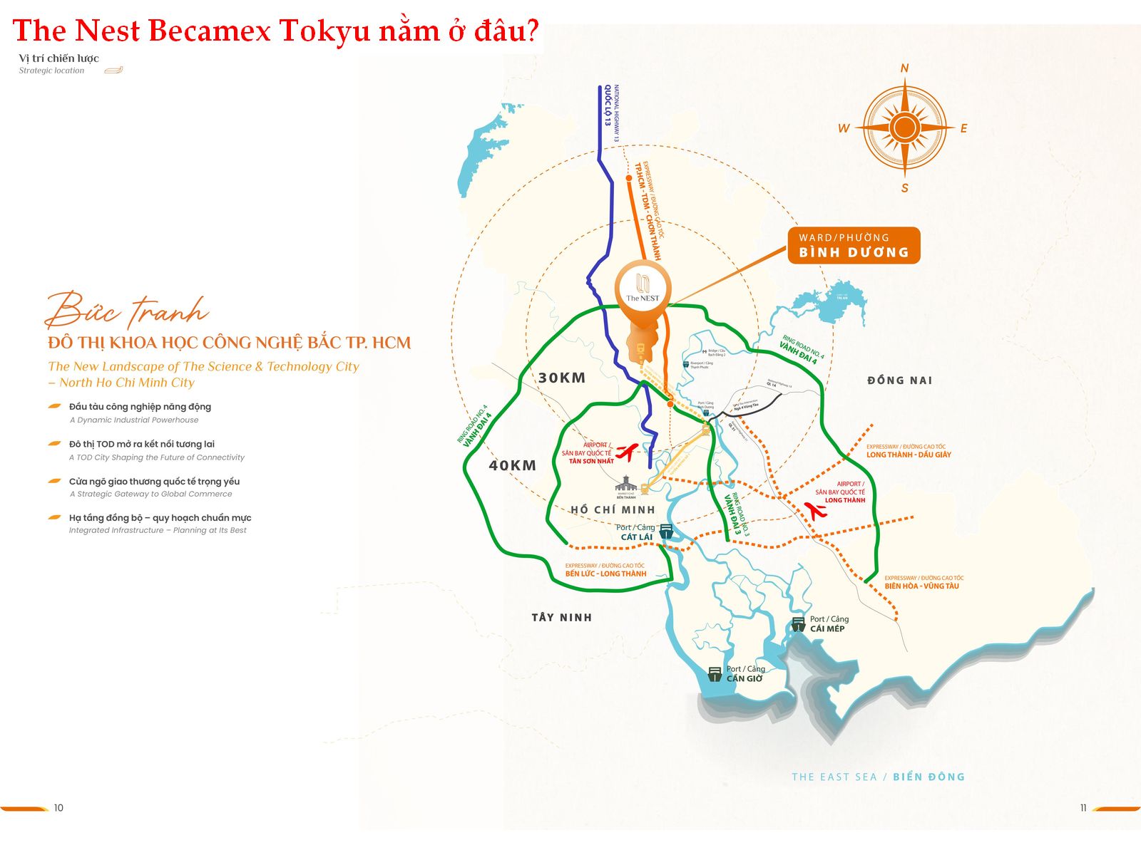 The Nest Becamex Tokyu nằm ở đâu? Vị trí dự án có gì nổi bật tại Thành phố mới Bình Dương?