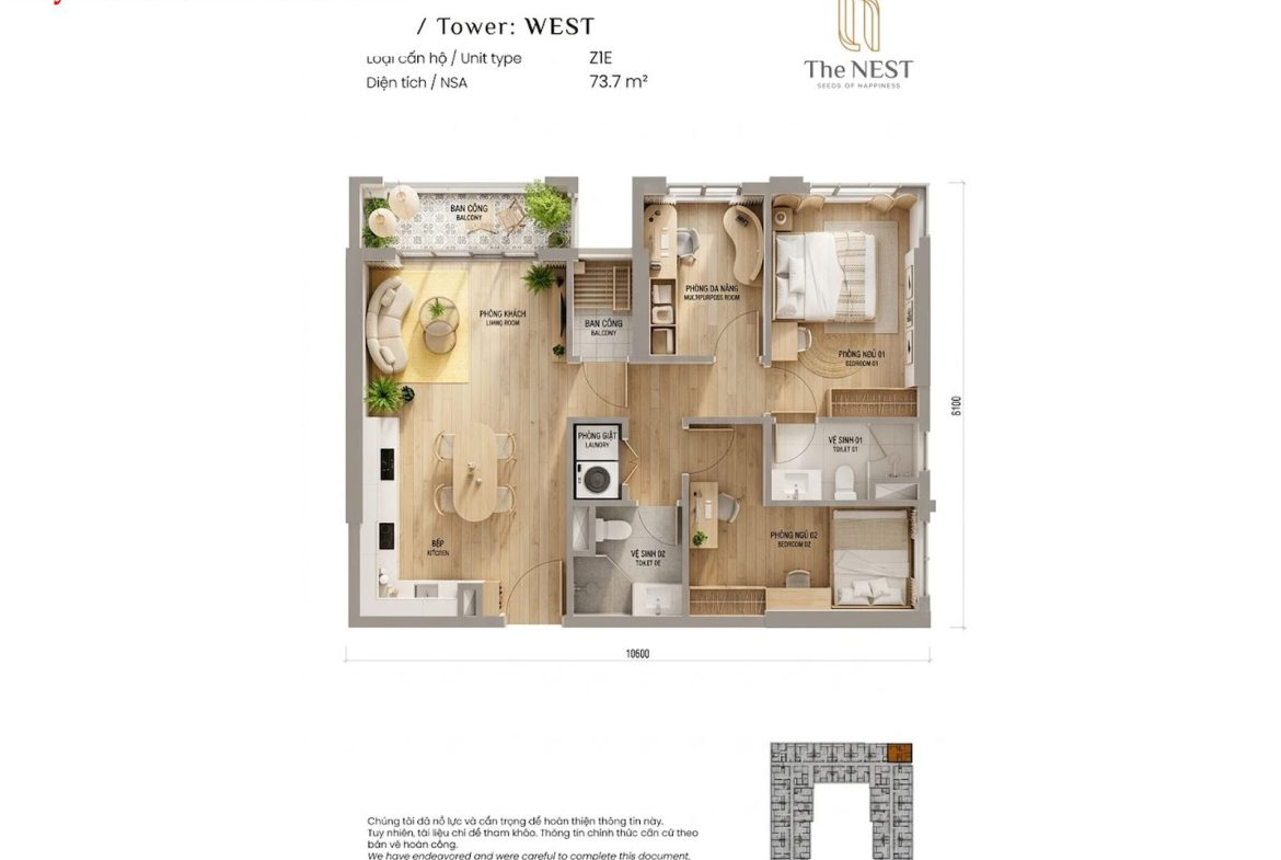 The NEST Bình Dương Có Những Loại Căn Hộ Nào?