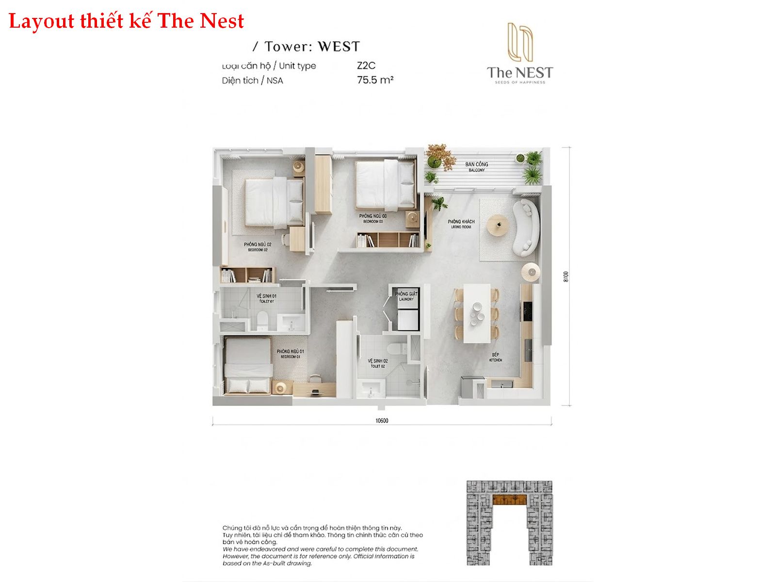 The NEST Bình Dương Có Những Loại Căn Hộ Nào?
