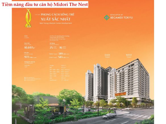 Tiềm năng đầu tư căn hộ Midori The Nest
