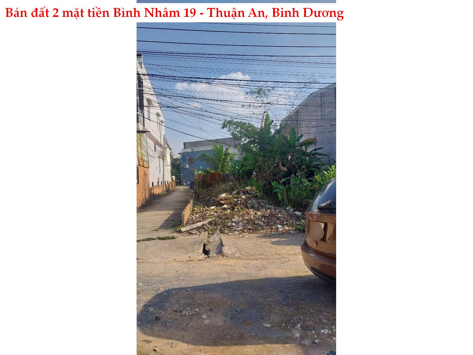 Bán đất Bình Nhâm 2 mặt tiền giá rẻ – Lô góc đẹp 85m², ô tô thông, chỉ 2,39 tỷ
