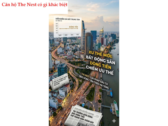Điểm khác biệt tại căn hộ The NEST