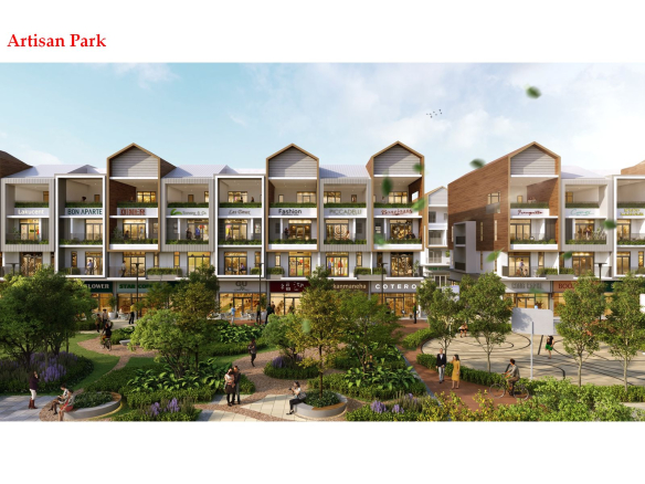 ARTISAN PARK BÌNH DƯƠNG – NHÀ PHỐ THƯƠNG MẠI TRUNG TÂM TP MỚI, TÀI SẢN VỪA Ở VỪA SINH LỜI