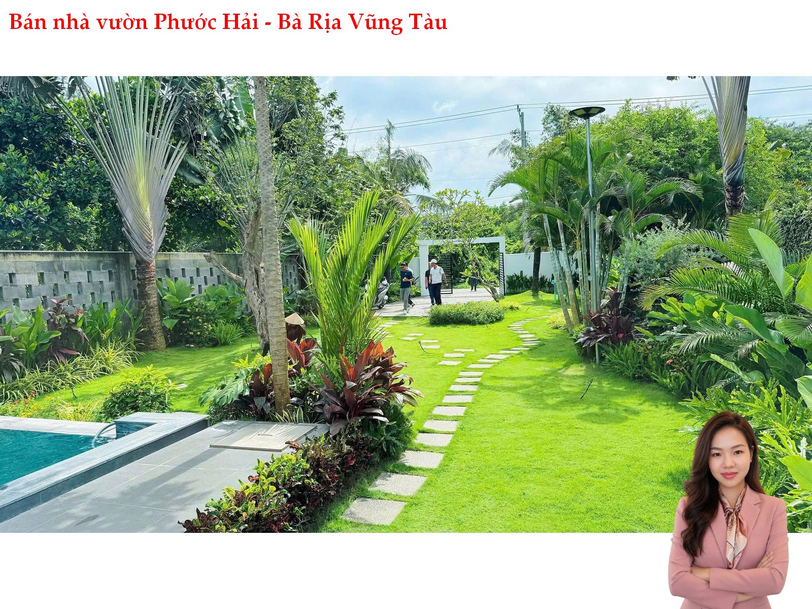 Bán Nhà Vườn Có Hồ Bơi Tại Xã Đất Đỏ TP.HCM – 511m² | Gần Biển Phước Hải | Giá 5,5 Tỷ