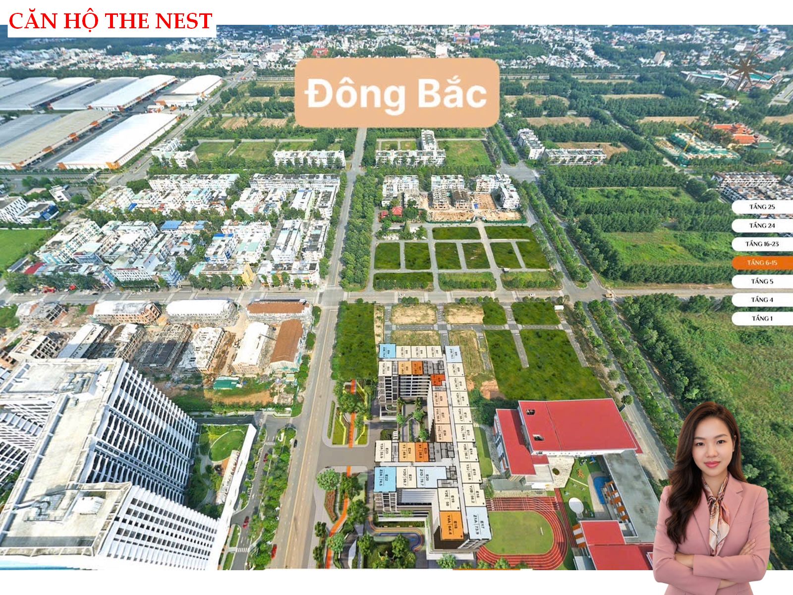 GÓC NHÌN THỰC TẾ TỪ TOÀ EAST – THE NEST