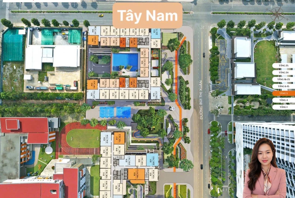 GÓC NHÌN THỰC TẾ TỪ TOÀ EAST – THE NEST